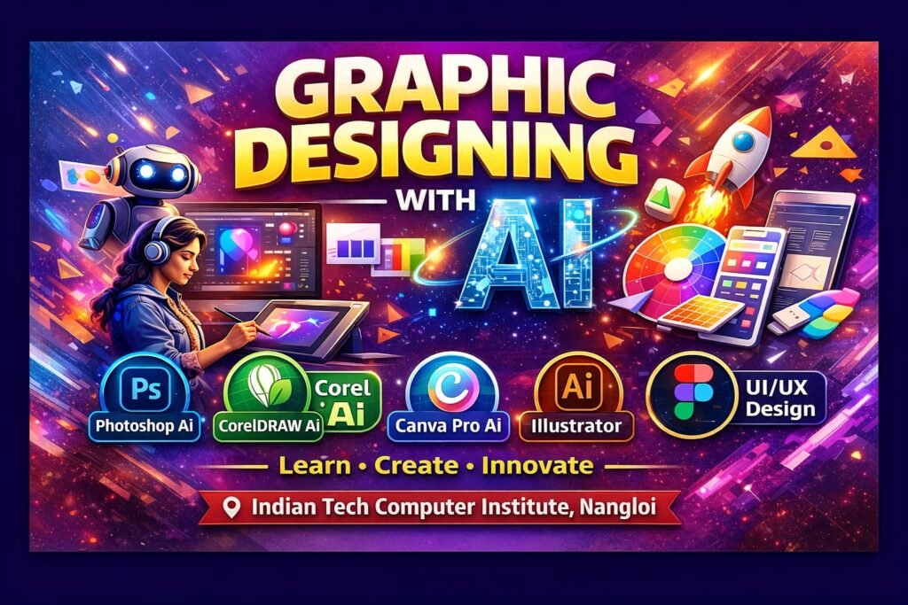 Graphic Designing Course in Nangloi, Delhi – Learn Design with AI Tools
